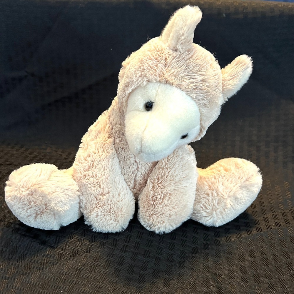Aurora Purely Luxe Plush Baby Llama Light Tan Plush 10.5" Tall Sitting 2019